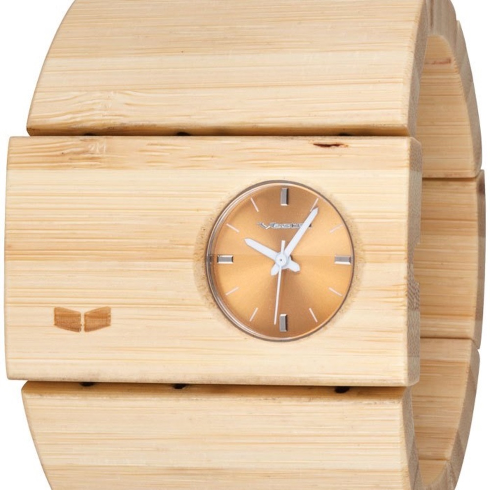 Women’s Rosewood Bamboo Bangle Watch by Vestal